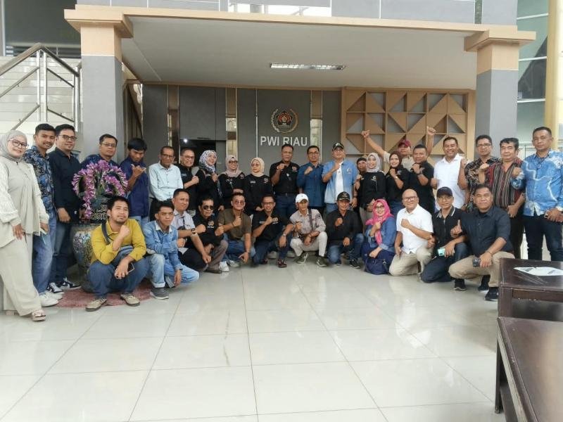PWI Solok Studi ke PWI Riau, Perkuat Profesionalisme dan Integritas Wartawan